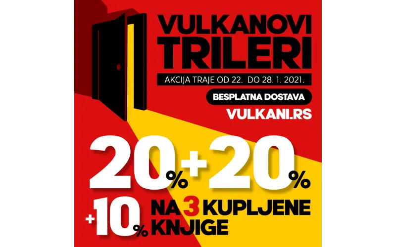 Svi trileri Vulkan izdavaštva po neverovatnim cenama!