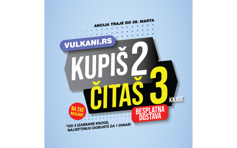 Nova Vulkan akcija: Kupiš 2, čitaš 3 knjige
