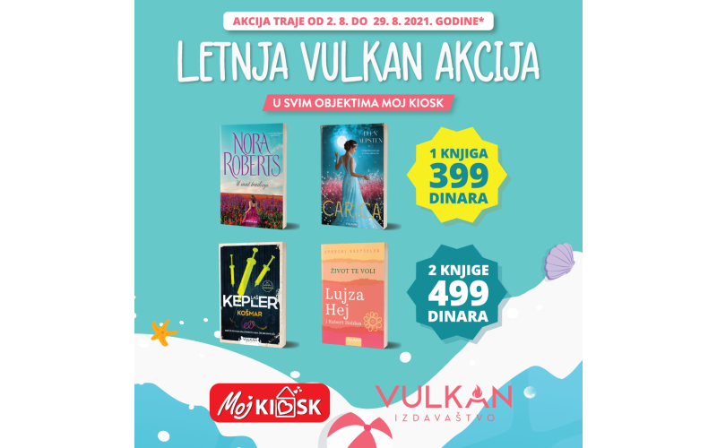 Nova letnja akcija Vulkan izdavaštva u objektima Moj kiosk