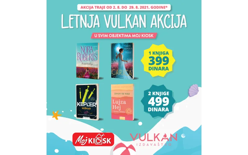 Nova letnja akcija Vulkan izdavaštva u objektima Moj kiosk