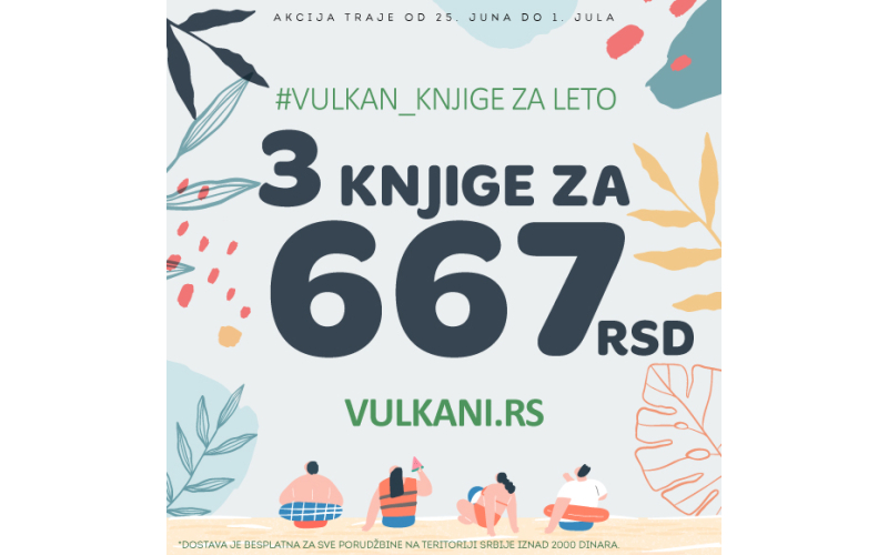 Leto je lepše uz Vulkan knjige!