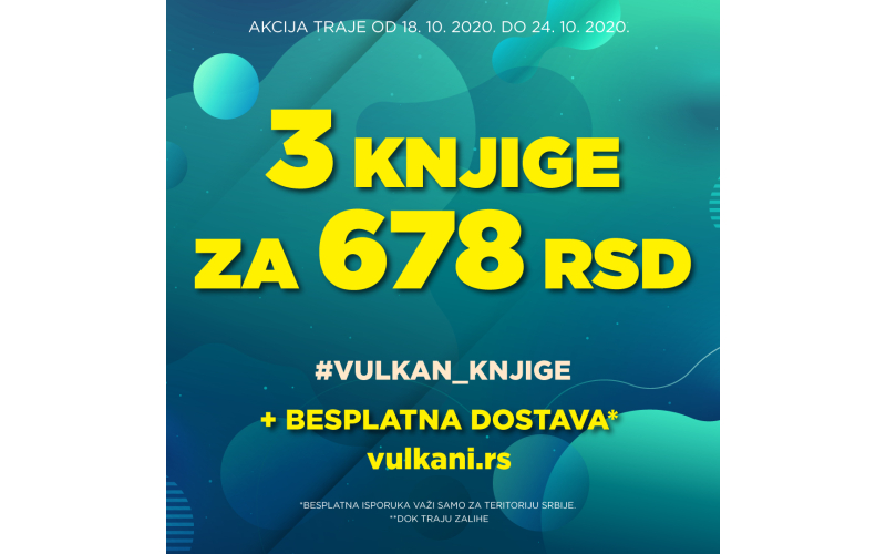 3 KNJIGE ZA 678 DINARA