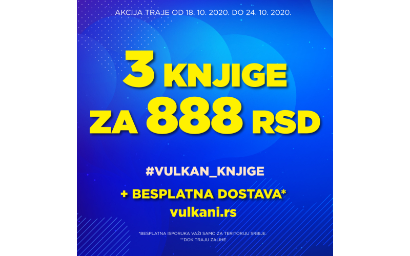 3 KNJIGE ZA 888 DINARA