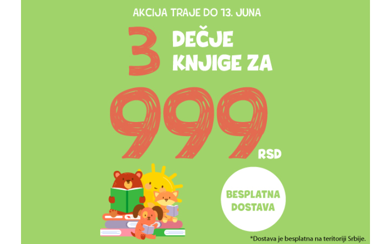 Fantastični prolećni popusti u Vulkančiću: 3 knjige za 999 dinara