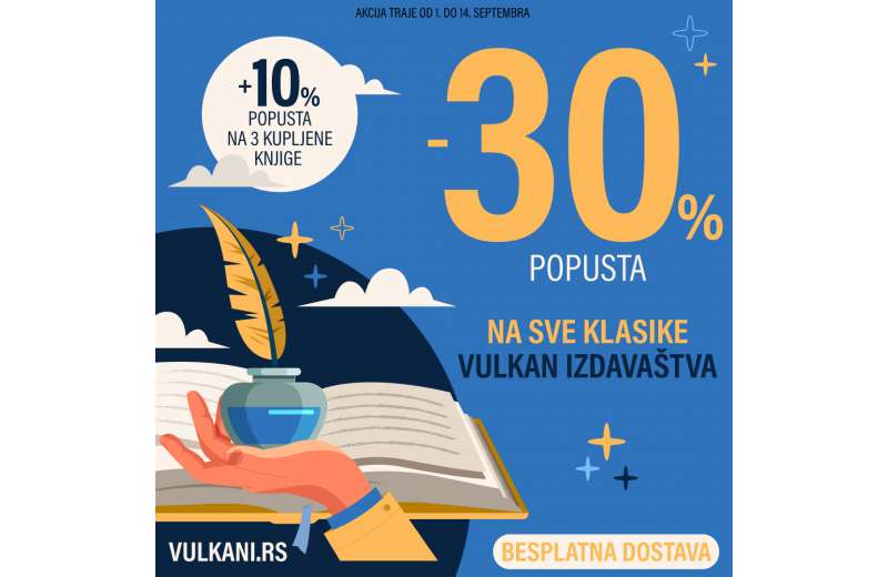 Dragulji svetske književnosti u izdanju Vulkan izdavaštva na popustu od 30%