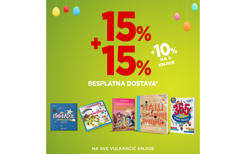 Ne propustite veliku Vulkančić akciju – popusti na sva dečja izdanja