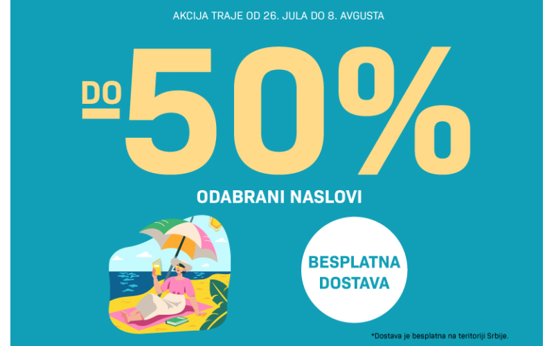 Hitovi Vulkan izdavaštva za nezaboravno leto –  do 8. avgusta 30%, 40%, 50% popusta
