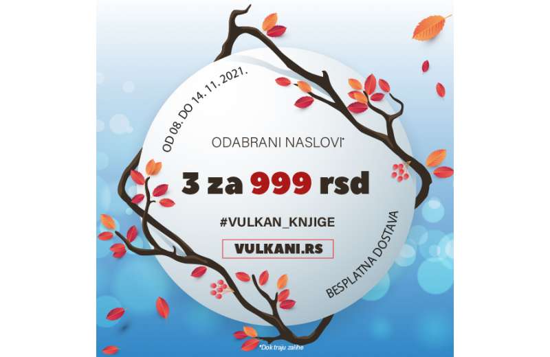 Nova jesenja Vulkanova akcija: 3 knjige za 999 dinara