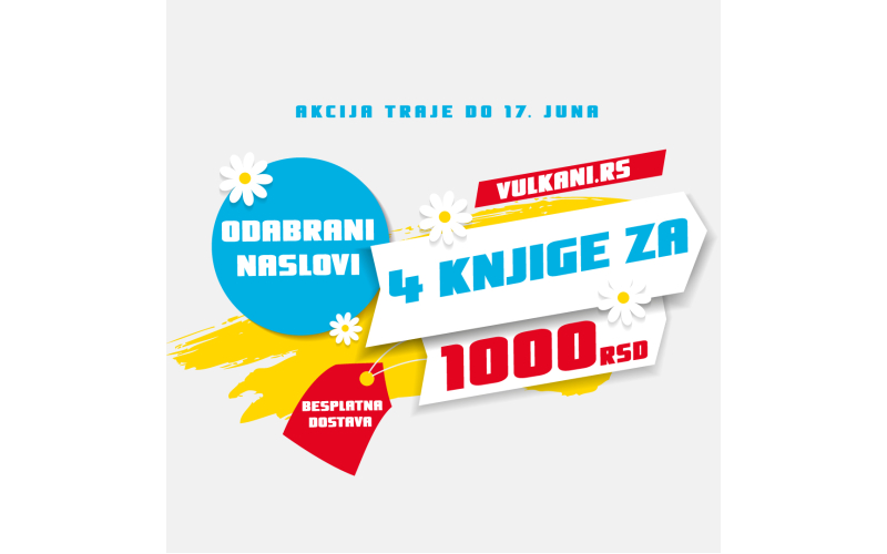 Nova akcija Vulkan izdavaštva – 4 knjige za 1000 dinara