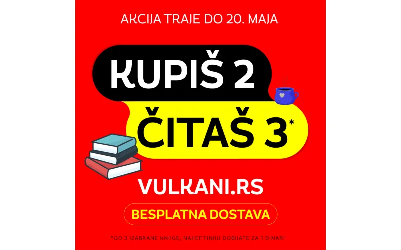 Nova akcija Vulkan izdavaštva: Kupite 3 knjige po ceni 2