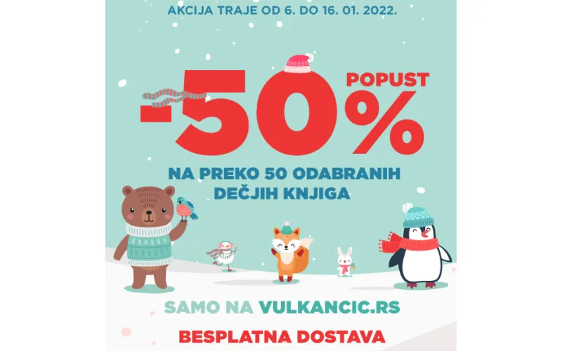 Fantastična Vulkančić akcija – odabrani naslovi upola cene!
