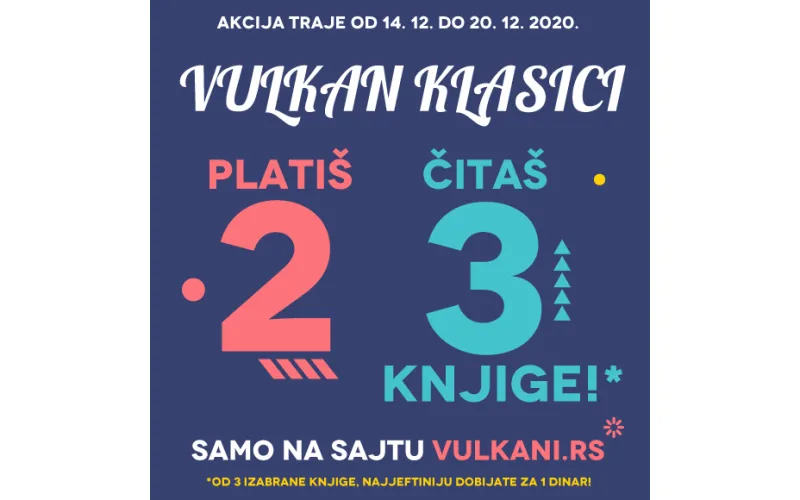 Vulkanova odabrana dela klasične književnosti na fantastičnoj akciji