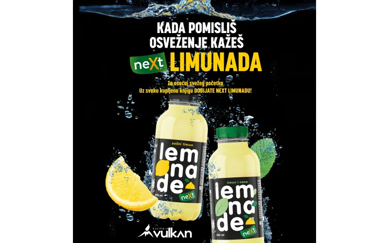 Za osećaj svežeg početka nova poklon-akcija Vulkan izdavaštva i neXt limunada!
