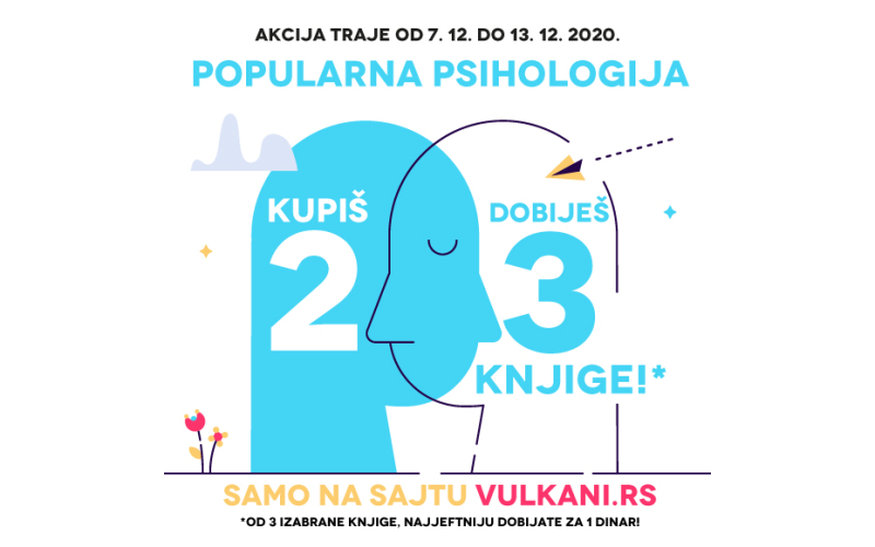 Knjige popularne psihologije na fantastičnoj akciji samo na sajtu Vulkan izdavaštva
