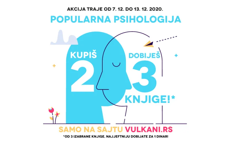 Knjige popularne psihologije na fantastičnoj akciji samo na sajtu Vulkan izdavaštva