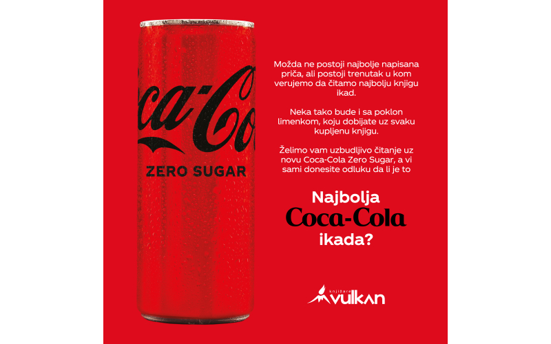Vulkan izdavaštvo i Coca-Cola Zero Sugar letnja poklon-akcija!