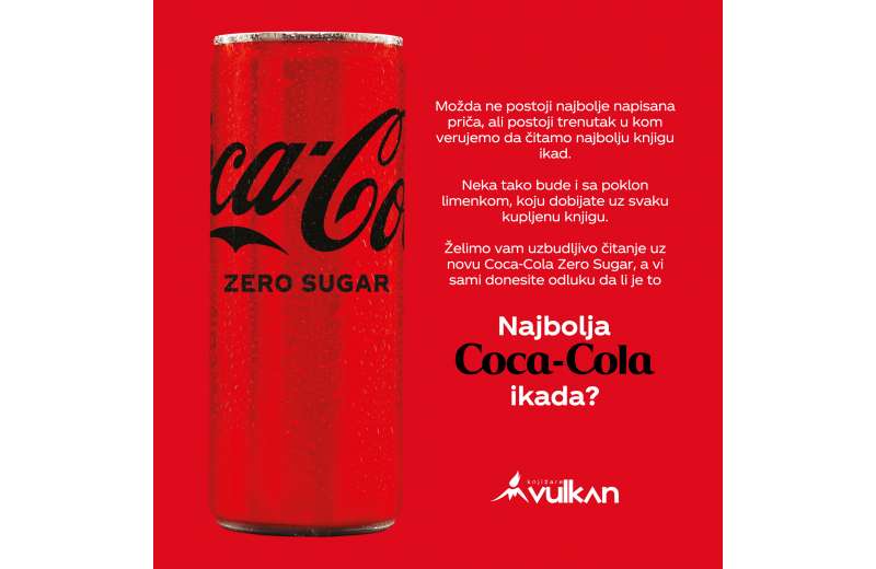 Vulkan izdavaštvo i Coca-Cola Zero Sugar letnja poklon-akcija!