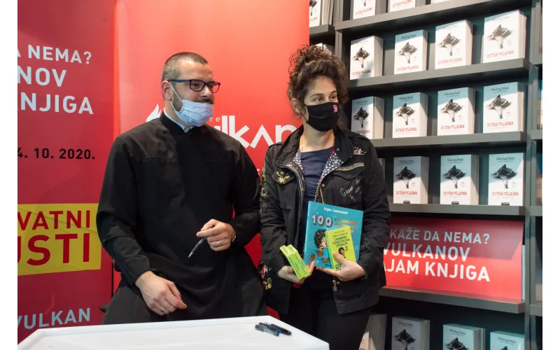 Bojan Jokanović na Vulkanovom sajmu knjiga