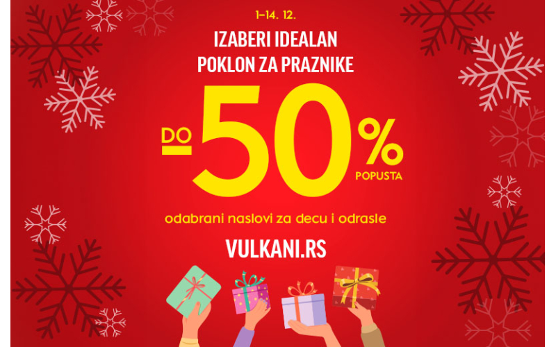 Vulkanova praznična selekcija: Odabrane knjige po posebnim cenama
