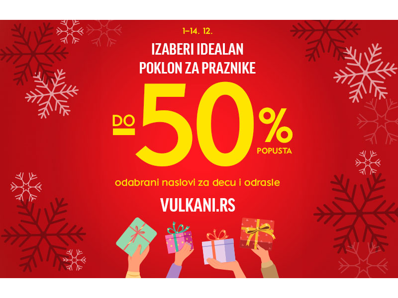 Vulkanova praznična selekcija: Odabrane knjige po posebnim cenama