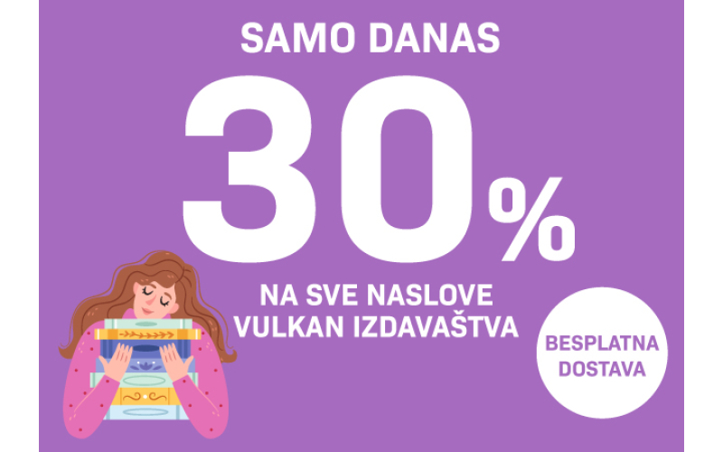 Osmomartovski popust od 30% na sajtu Vulkan izdavaštva
