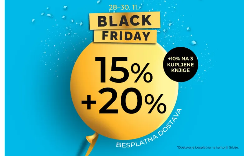 Black Friday na vulkani.rs: Više knjiga, više popusta