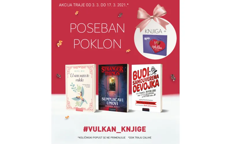 Poseban poklon - Knjiga i Milka praline