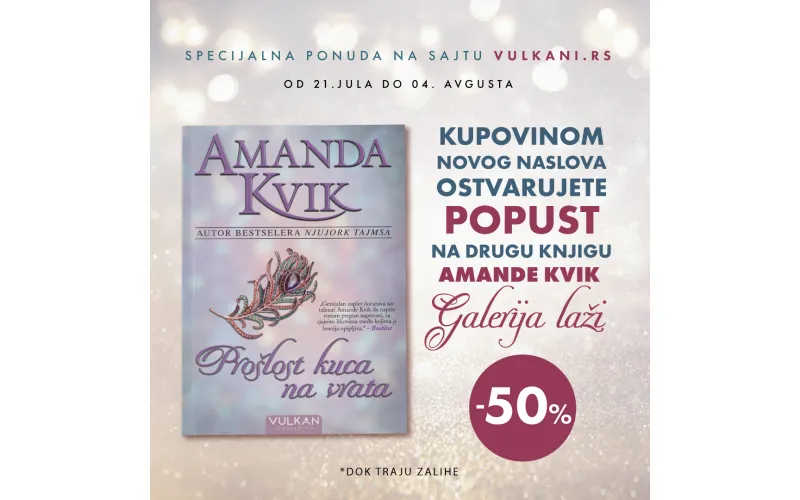 Sjajna ponuda za ljubitelje vrtoglavih zapleta u romanima Amande Kvik