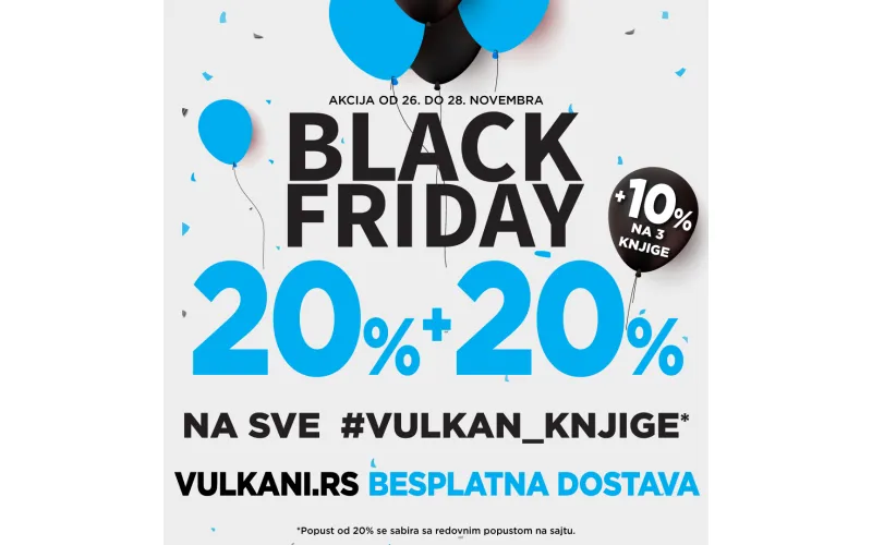 Black Friday na sajtu Vulkan izdavaštva