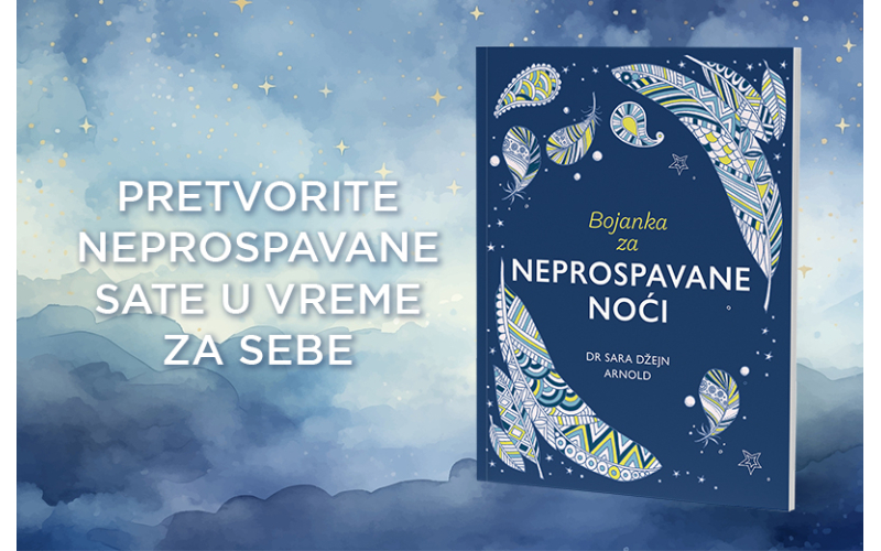 Kreativni vodič kroz nesanicu, brigu o sebi i povratak mirnog sna: „Bojanka za neprospavane noći“ u prodaji