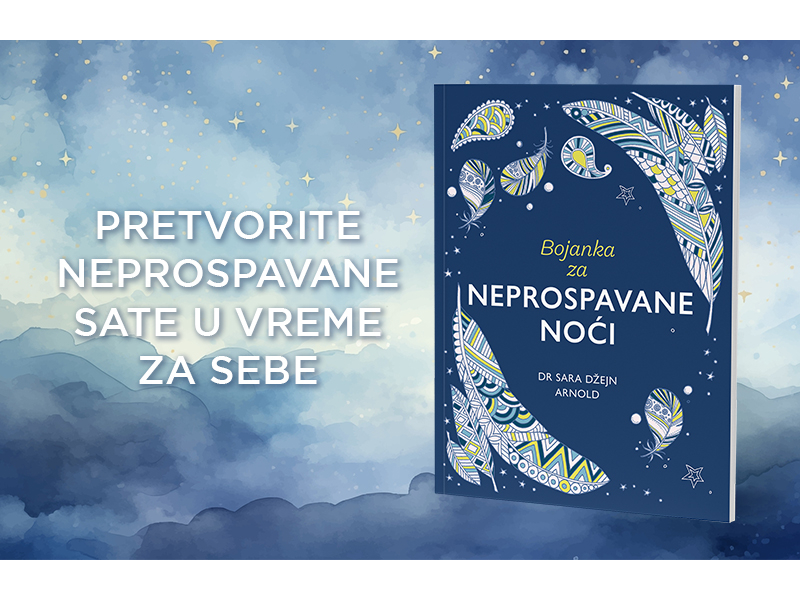 Kreativni vodič kroz nesanicu, brigu o sebi i povratak mirnog sna: „Bojanka za neprospavane noći“ uskoro u prodaji