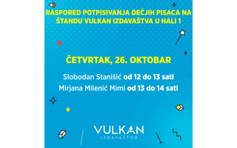 Slobodan Stanišić i Mirjana Milenić Mimi potpisuju knjige za najmlađe