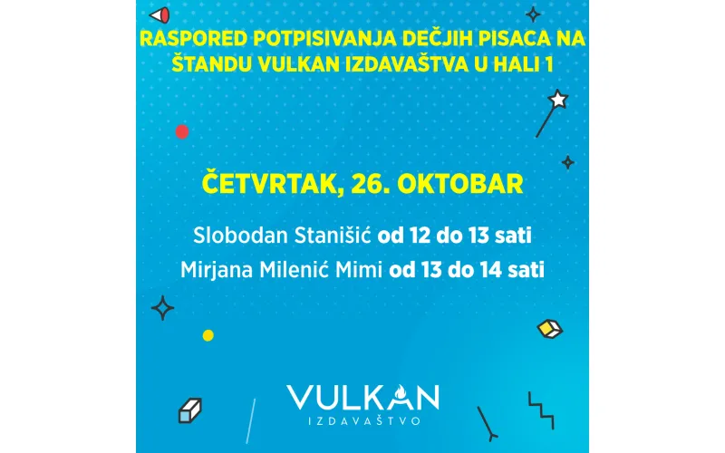 Slobodan Stanišić i Mirjana Milenić Mimi potpisuju knjige za najmlađe