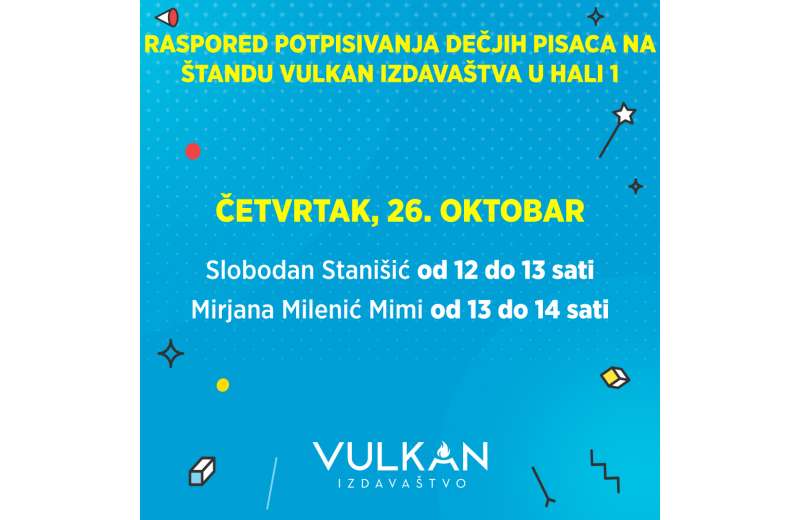 Slobodan Stanišić i Mirjana Milenić Mimi potpisuju knjige za najmlađe