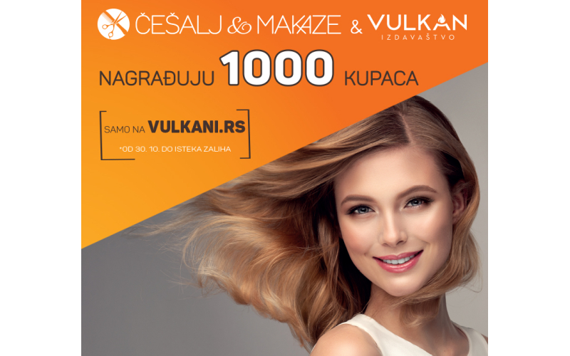 Vulkan izdavaštvo i Češalj & Makaze nagrađuju verne čitateljke