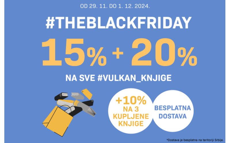 Black Friday popusti na vulkani.rs: 15% + 20% + 10% na sva izdanja