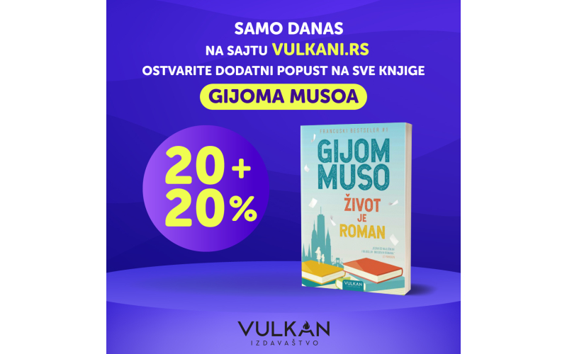 Dnevna akcija za sve ljubitelje knjiga Gijoma Musoa