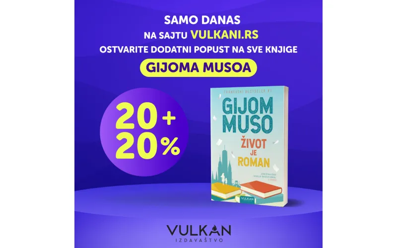 Dnevna akcija za sve ljubitelje knjiga Gijoma Musoa