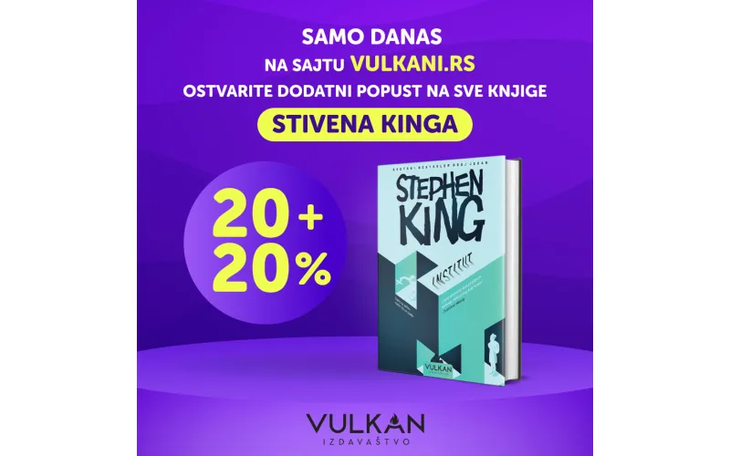 Dnevna akcija za sve ljubitelje knjiga Stivena Kinga