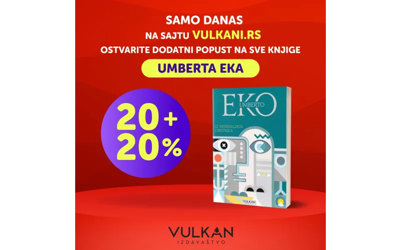 Dnevna akcija za sve ljubitelje knjiga Umberta Eka