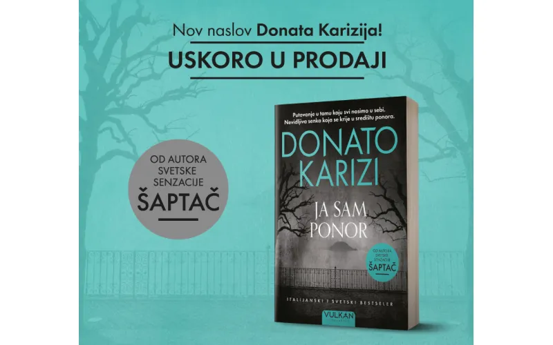 Novi roman Donata Karizija Ja sam ponor