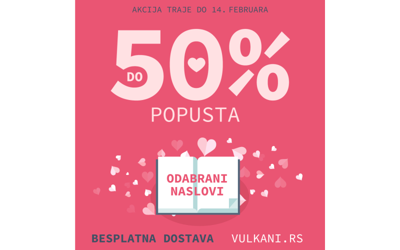 Jedinstvena akcija Vulkan izdavaštva za zaljubljene – popusti i do 50%
