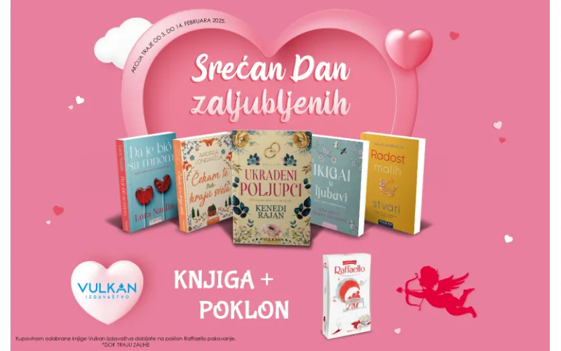 Proslavite Dan zaljubljenih uz najnovija izdanja Vulkan izdavaštva i Raffaello