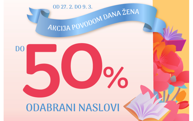 Za žene koje veruju u snagu reči: Osmomartovski popusti do 50% na vulkani.rs