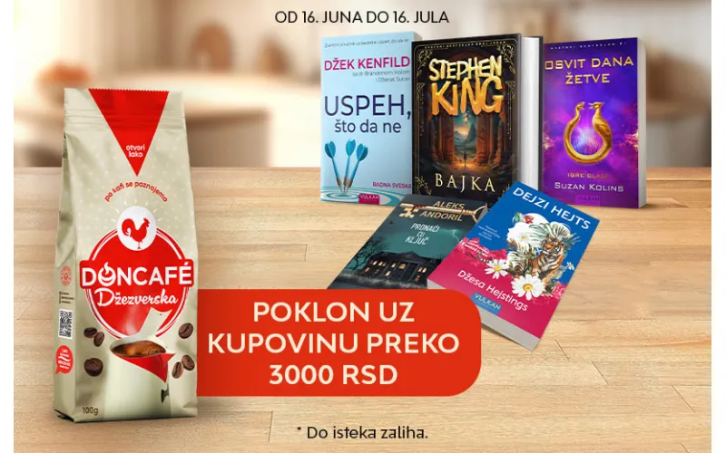 Letnje čitanje uz gutljaj omiljene kafe: „Vulkan“ i „DonCafe“ vas pozivaju na trenutke za pamćenje