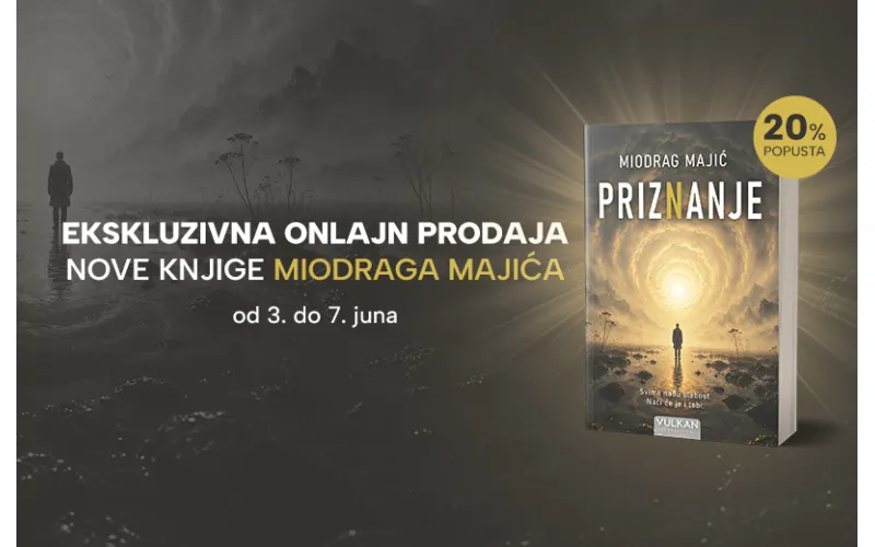 „Priznanje” Miodraga Majića u prodaji - Eksluzivno samo na vulkani.rs