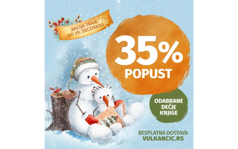 Vulkančićeva praznična čarolija počinje – 35% popusta na odabrane naslove
