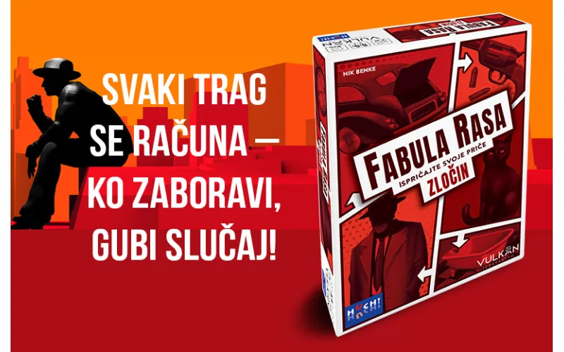 Igra u kojoj pamćenje postaje oružje: Društvena igra koja vas stavlja na mesto advokata „Fabula Rasa“ uskoro u prodaji