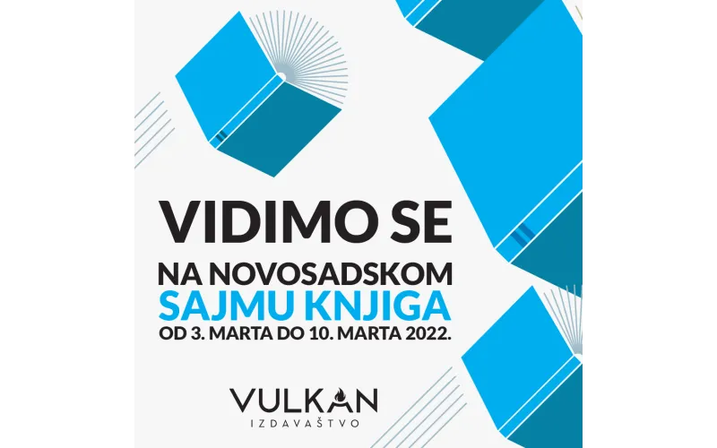Vulkan izdavaštvo na Novosadskom sajmu knjiga od 3. do 10. marta