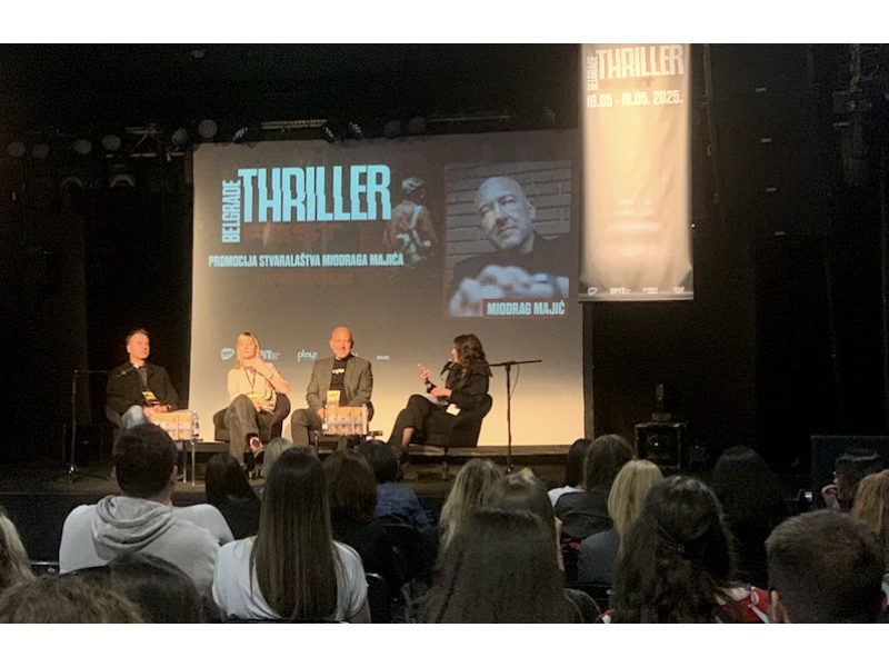 Promocija romana „Deca zla“ Miodraga Majića obeležila prvi dan Thrillerfesta